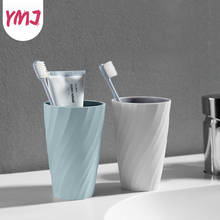 Vasos de baño de 370ml tazas de plástico soportes de cepillo de dientes para lavar la taza de dientes cilíndrica para el hogar accesorios de baño 2024 - compra barato