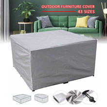 Cubierta impermeable para muebles de exterior, Protector de 7 tamaños, para sofá, silla, mesa, jardín, Patio, playa, lluvia, nieve, a prueba de polvo 2024 - compra barato