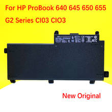 NEW Original CI03XL Laptop Battery For HP ProBook 640 645 650 655 G2 Series CI03 CIO3 CIO3XL HSTNN-UB6Q 801554-001 10.95V 48WH 2024 - buy cheap