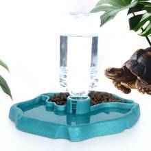 Reptile Water Dispenser Automatic Reptile Waterer Lizard Turtle Food and Water Bowl Small Animal Dish Plate Terrarium Accessorie 2024 - buy cheap