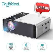 Thundeal Мини проектор TD90K разрешение 720P портативный проектор TD90 обновление 40 градусов кейстон Андроид WiFi 3D кинотеатр для дома 2024 - купить недорого