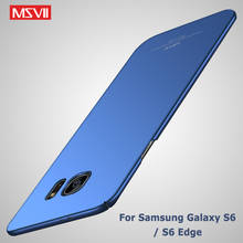 Funda protectora para Samsung Galaxy S6 Edge, carcasa fina Msvii para Samsung S6 Edge, S 6 Hrad, PC 2024 - compra barato