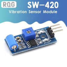 Módulo de sensor de vibración de tipo normalmente cerrado, módulo de sensor de alarma, interruptor de vibración SW-420 para arduino 2024 - compra barato