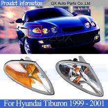 CAPQX-Lámpara de señal de giro frontal para Hyundai Tiburon, luz de cabeza, marcador, luz de esquina, luz de parachoques, 1999 - 2001 2024 - compra barato