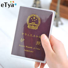 ETya дорожный водонепроницаемый чехол для паспорта, прозрачный ПВХ ID держатель для карт s, деловой, кредитный чехол держатель для карт 2024 - купить недорого