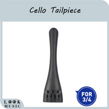1pc violoncelo tailpiece 3/4 violoncelo tailpiece liga de alumínio com quatro afinadores finos peças violoncelo 2024 - compre barato