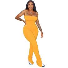 Women Jumpsuits Long Pants Sexy Bodycon Jumpsuit Summer Stacked Leggings Club Outfits Party Rompers Womens Jumpsuit Fashion 2024 - buy cheap