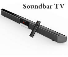 Звуковая панель, Bluetooth-Колонка для телевизора, домашнего кинотеатра, звуковая система 2,0 с поддержкой оптического AUX 40 Вт, беспроводной с сабвуфером для ТВ, 3D объемный звук 2024 - купить недорого