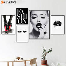 Modern Canvas Painting Fashion Home Decor Livingroom Bedroom Decoration Art Decorative Poster Black White Picture No Frame 2024 - buy cheap