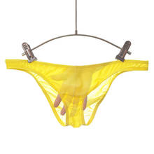 Ice Silk Briefs Men Underwear Ultra-thin Mens Briefs Cuecas U Pouch Breathable Sissy Panties Underpants Bikini Men Sexy Lingerie 2024 - buy cheap