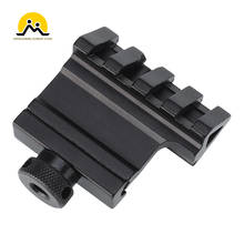 45 Degree Rail Mount Offset 4 Slots Side Rail For Picatinny Weaver Side Rail Flashlights Red Dot Sight Optics Rail Mounting Clip 2024 - buy cheap