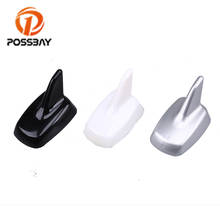 POSSBAY Car Shark Antenna Auto Roof  Shark Fin Antennas Decoration Aerials Silver/Black/White for Ford Nissan Peugeot Toyota 2024 - buy cheap