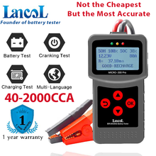 Анализатор свинцово-кислотных аккумуляторов Lancol Micro200 Pro, 12 В, 40-тест на проворот коленвала ОСА 2024 - купить недорого