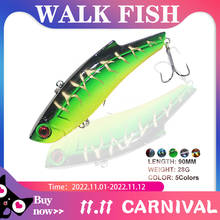 Walk Fish 1 шт., 9 см, 28 г, Тонущая рыболовная приманка с вибрацией рыбалка, твердая приманка VIB, рыба, искусственные приманки Isca, кренкбейт, свимбейт 2024 - купить недорого