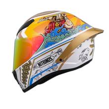 Saeson-capacete de inverno para motociclismo, motocross, motocicleta, chapéu de segurança branco para todo o rosto 2024 - compre barato