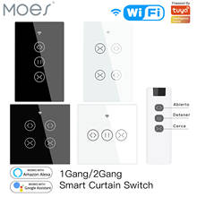 Moeshouse-interruptor inteligente WiFi para persianas motorizadas, para persianas enrollables, funciona con Alexa Echo y Google Home 2024 - compra barato