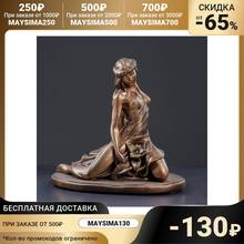 Figure "Spring Girl" 31x20x33cm, bronze 3893315 simaland figurines for interior Home decor Room Statuette decoration Sculpture Statues Supplies accessories Sculptures Crafts Garden 2024 - buy cheap