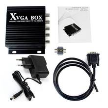 XVGA Box RGB RGBS RGBHV MDA CGA EGA to VGA Industrial Monitor Video Converter with US Plug Power Adapter Black NEW Digital 2024 - buy cheap