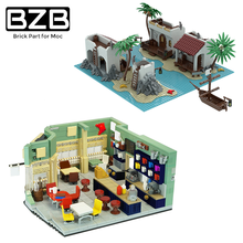 BZB MOC Famous City Streetscape Series Temple Church Creative Building Block Model Kids Toys DIY Brick Best Gifts 2024 - buy cheap
