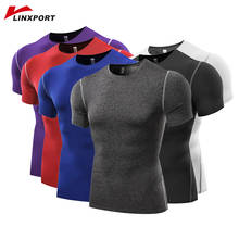 Male Short Sleeve T Shirts Running Tights Sports Thermal Muscle Underwear Fitness Gym Clothing Compression Jerseys Jacket Tops 2024 - buy cheap