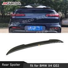 Carbon Fiber Rear Boot Spoiler Trunk Sticker Wings Car Styling For BMW G02 X4 Spoiler 2018 2019 2020 2024 - buy cheap