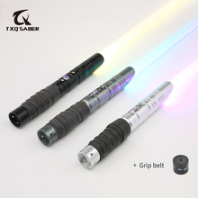 TXQSABER RGB Lightsaber Metal Hilt for Heavy Dueling 12 Color LED Change Volume Force 10 SoundFons FOC Blaster Laser Sword toys 2024 - buy cheap