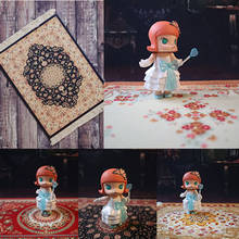 18*25Cm 1/6 Carpet Diy Court Style Carpet Model Photo Shoot Props Retro Pattern Carpet For 12'' Action Figure Body 2024 - buy cheap