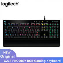Новая игровая клавиатура Logitech G213 progy RGB, Механическая игровая клавиатура для ноутбука и ПК
