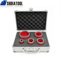 SHDIATOOL 1set/5pcs Dia 20+35+40+50+68mm M14 Vacuum Brazed Diamond Drill Core Bits With Box Granite Marble Ceramic Hole Saw 2024 - buy cheap