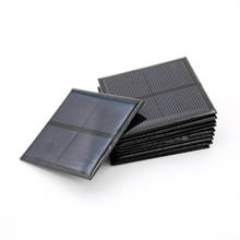 Panel Solar portátil de 1V y 500Ma Sistema de módulo para lámpara Solar con batería, cargador de teléfono, células solares, 1 unidad 2024 - compra barato