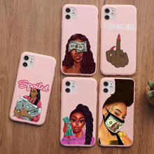 Funny Money Stacks kash doll Black Girl Phone Case For iPhone 13 pro 12 pro max 11 pro MAX 7 6s 8 Plus X XR XS MAX Soft TPU Case 2024 - buy cheap