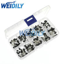 200PCS Transistor BC327 BC337 2N2222 2N2907 2N3904 2N3906 S8050 S8550 A1015 C1815 10 Values Triode Transistors kit TO-92 New 2024 - buy cheap