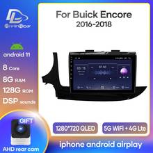 Reprodutor de vídeo multimídia de rádio do carro navegação gps nenhum dvd 2 din dsp prelingcar android 10.0 para opel mokka buick encore 2016-2018 2024 - compre barato