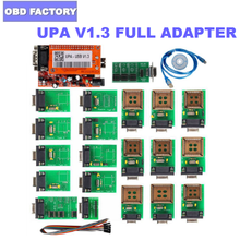 Новейший UPA USB серийный программатор V1.3 зеленый адаптер полный Авто ECU чип тюнинг UUPROG EEPROM V1.3 ECU Программатор адаптеры 2024 - купить недорого