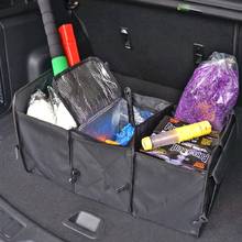 Car Back Storage Bag Multifunction Collapsible Folding Leather Car Organizer Bag Multi-Pocket Storage Stowing Tidying Box 2024 - buy cheap