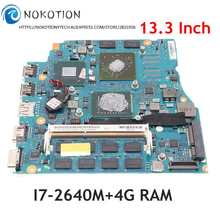 NOKOTION-placa base A1846581A V032 MP 10L HDI para portátil SONY VAIO VPCSB MBX-237, HM65 ATI HD 6470M + I7-2640M + 4G 2024 - compra barato