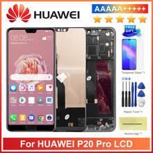 6.1'' TFT display for huawei p20 pro LCD Display Screen Touch Digitizer Assembly lcd with frame + fingerprint  p20 pro clt-l29 2024 - buy cheap