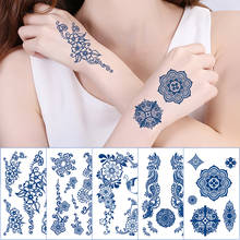40 Дизайнов водонепроницаемых долговечных 15 дней татуировок на руку, наклейки, флэш-наклейки, временные татуировки для тела для женщин/мужчин 2024 - купить недорого