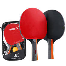 3-stars E20 Table Tennis Bat 7 Layers Wood Racket Long Short Handle Ping Pong Paddle Racket Pimples In With Bag For Beginners 2024 - buy cheap