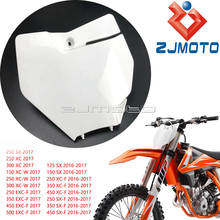 Placa de matrícula de motocicleta Enduro, cubierta de plástico para 150, 250, 300, 350, SX, XC, XC-W, 450, 500, EXC-F, 2017 2024 - compra barato