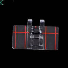 1PCS DIY Plastic Clear Parallel Stitch Tool Foot Presser Home Domestic Sewing Machine For Part Accessories Manual Sewing Tool 2024 - buy cheap