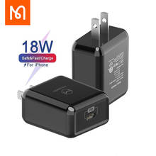 Mcdodo USB-C carregador pd 18w adaptador de carregamento rápido para iphone 12 pro max 11 xr xs 8 mais ipad 2024 - compre barato