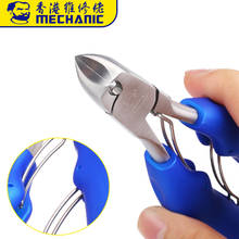 MECHANIC cutting pliers Double circlip wire clip Beveling Stripping mini multitool electrician Oblique needle nose cutting plier 2024 - buy cheap