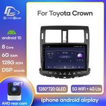 prelingcar Android 10.0 System Car IPS Touch Screen Stereo For Toyota crown 2013 years player Stereo DSP 2024 - buy cheap