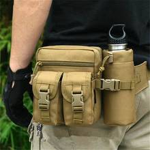 Bolsa tática de cintura masculina, bolsa militar impermeável de militar, bolsa tática de caminhadas ao ar livre 2024 - compre barato
