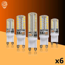 6pcs/lot G9 LED Lamp 7W 9W 10W 12W Corn Bulb AC 220V-240V SMD 2835 3014 Leds Lampada LED Light 360 degrees Replace Halogen Lamp 2024 - buy cheap