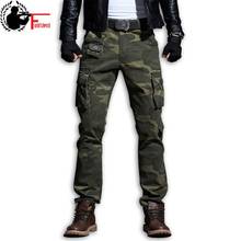 2021 Cotton Army Urban Clothing Camouflage Men Military Style Pocket Tactical Cargo Pants Long Length Male Combat Camo Trousers 2024 - buy cheap