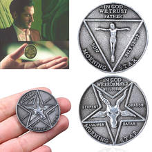 Монета из фильма "Люцифер Морнингстар", сатанинская монета, косплей, металлический значок, реквизит для Хэллоуина 2024 - купить недорого