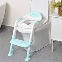 AMTOY-asiento de entrenamiento orinal para bebé, orinal con escalera ajustable, asiento de inodoro para bebé, asiento plegable de entrenamiento 2024 - compra barato