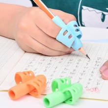 Conjunto de canetas para escola primária 3 infantil, conjunto de canetas de dois dedos para aprendizagem e escrita, ferramenta de brinquedo para escrita e educação, papelaria 2024 - compre barato